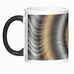 Prismatic Waves Gold Silver Morph Mugs by Alisyart