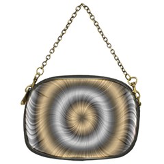 Prismatic Waves Gold Silver Chain Purses (one Side) 