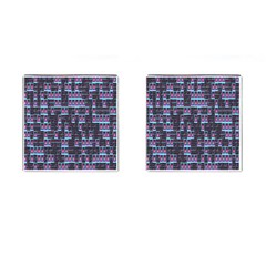 Techno Fractal Wallpaper Cufflinks (square) by Simbadda