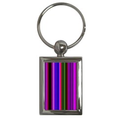 Fun Striped Background Design Pattern Key Chains (rectangle)  by Simbadda