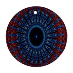 Digital Circle Ornament Computer Graphic Ornament (Round) Front