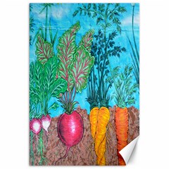 Mural Displaying Array Of Garden Vegetables Canvas 20  X 30  