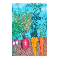 Mural Displaying Array Of Garden Vegetables Shower Curtain 48  X 72  (small)  by Simbadda