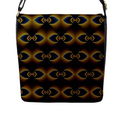 Fractal Multicolored Background Flap Messenger Bag (l)  by Simbadda