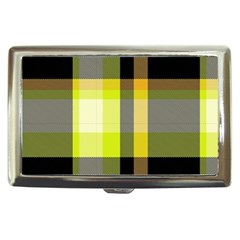 Tartan Pattern Background Fabric Design Cigarette Money Cases