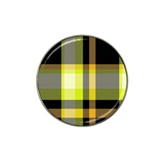 Tartan Pattern Background Fabric Design Hat Clip Ball Marker (10 pack)