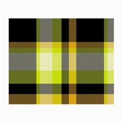 Tartan Pattern Background Fabric Design Small Glasses Cloth (2-Side)