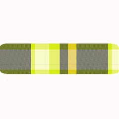 Tartan Pattern Background Fabric Design Large Bar Mats