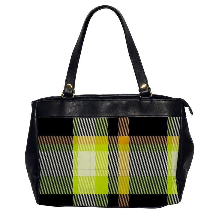 Tartan Pattern Background Fabric Design Office Handbags