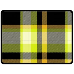 Tartan Pattern Background Fabric Design Fleece Blanket (Large) 