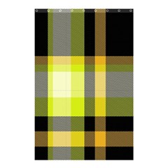 Tartan Pattern Background Fabric Design Shower Curtain 48  x 72  (Small) 