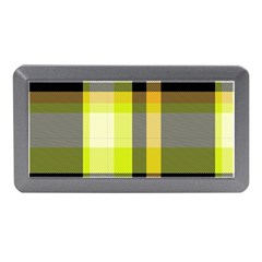 Tartan Pattern Background Fabric Design Memory Card Reader (Mini)