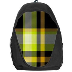 Tartan Pattern Background Fabric Design Backpack Bag