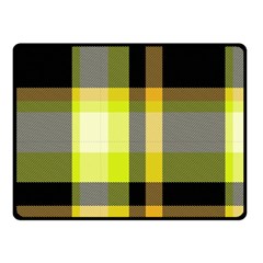 Tartan Pattern Background Fabric Design Double Sided Fleece Blanket (Small) 