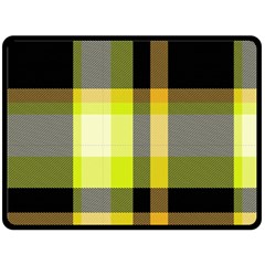 Tartan Pattern Background Fabric Design Double Sided Fleece Blanket (Large) 