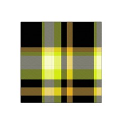 Tartan Pattern Background Fabric Design Satin Bandana Scarf