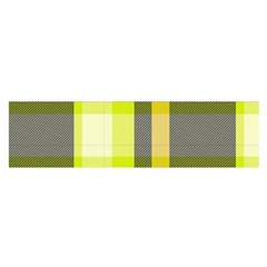 Tartan Pattern Background Fabric Design Satin Scarf (Oblong)