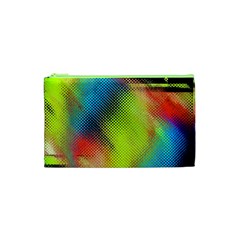 Punctulated Colorful Ground Noise Nervous Sorcery Sight Screen Pattern Cosmetic Bag (xs) by Simbadda