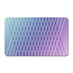 Abstract Lines Background Magnet (Rectangular) Front