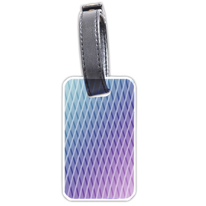 Abstract Lines Background Luggage Tags (One Side) 