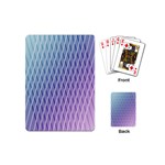 Abstract Lines Background Playing Cards (Mini)  Back