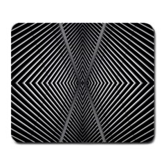 Abstract Of Shutter Lines Large Mousepads by Simbadda