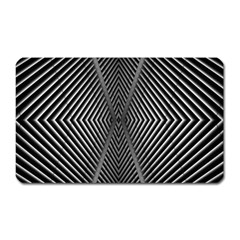 Abstract Of Shutter Lines Magnet (rectangular) by Simbadda