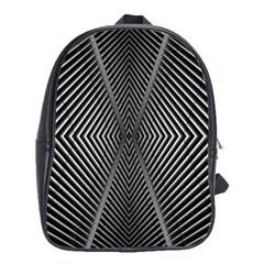 Abstract Of Shutter Lines School Bags (xl)  by Simbadda