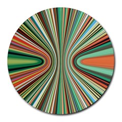 Colorful Spheric Background Round Mousepads