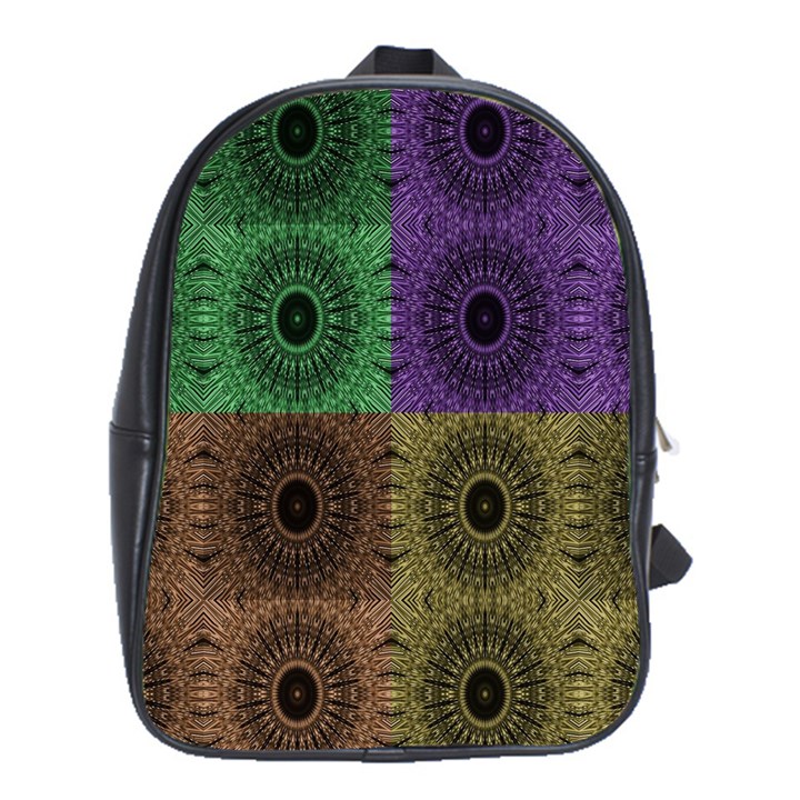 Creative Digital Pattern Computer Graphic School Bags (XL) 