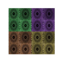 Creative Digital Pattern Computer Graphic Small Satin Scarf (square) by Simbadda