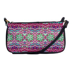 Colorful Seamless Background With Floral Elements Shoulder Clutch Bags