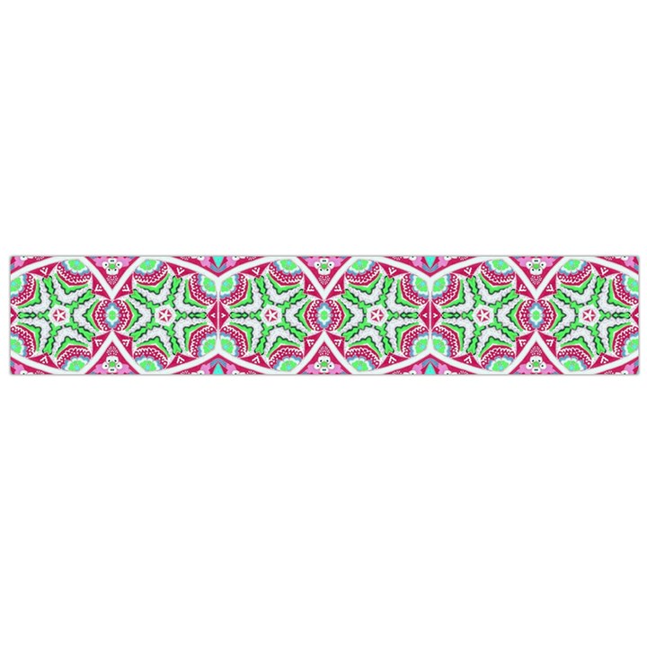 Colorful Seamless Background With Floral Elements Flano Scarf (Large)