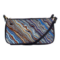 Fractal Waves Background Wallpaper Pattern Shoulder Clutch Bags