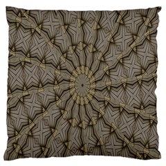 Abstract Image Showing Moiré Pattern Large Flano Cushion Case (two Sides) by Simbadda