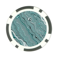 Fractal Waves Background Wallpaper Poker Chip Card Guard (10 Pack) by Simbadda