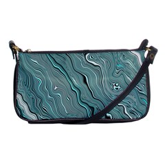 Fractal Waves Background Wallpaper Shoulder Clutch Bags