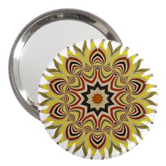 Abstract Geometric Seamless Ol Ckaleidoscope Pattern 3  Handbag Mirrors by Simbadda