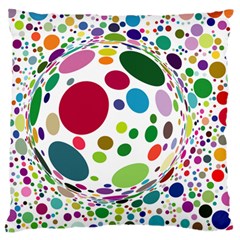 Color Ball Standard Flano Cushion Case (two Sides) by Mariart