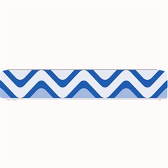 Background Of Blue Wavy Lines Small Bar Mats by Simbadda