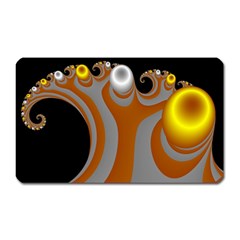 Classic Mandelbrot Dimpled Spheroids Magnet (rectangular) by Simbadda