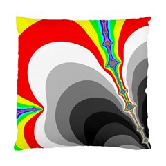 Background Image With Color Shapes Standard Cushion Case (two Sides) by Simbadda