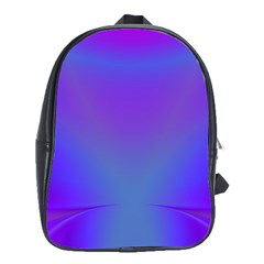 Violet Fractal Background School Bags (xl) 