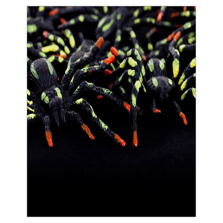 Colorful Spiders For Your Dark Halloween Projects Drawstring Bag (Small)