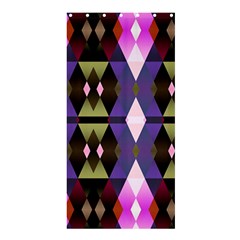 Geometric Abstract Background Art Shower Curtain 36  X 72  (stall)  by Simbadda