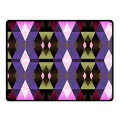 Geometric Abstract Background Art Double Sided Fleece Blanket (small)  by Simbadda