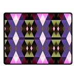 Geometric Abstract Background Art Double Sided Fleece Blanket (Small)  45 x34  Blanket Front