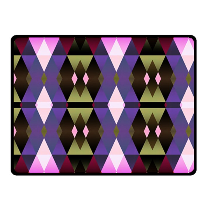 Geometric Abstract Background Art Double Sided Fleece Blanket (Small) 