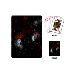 Lights And Drops While On The Road Playing Cards (mini)  by Simbadda