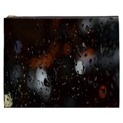 Lights And Drops While On The Road Cosmetic Bag (xxxl)  by Simbadda